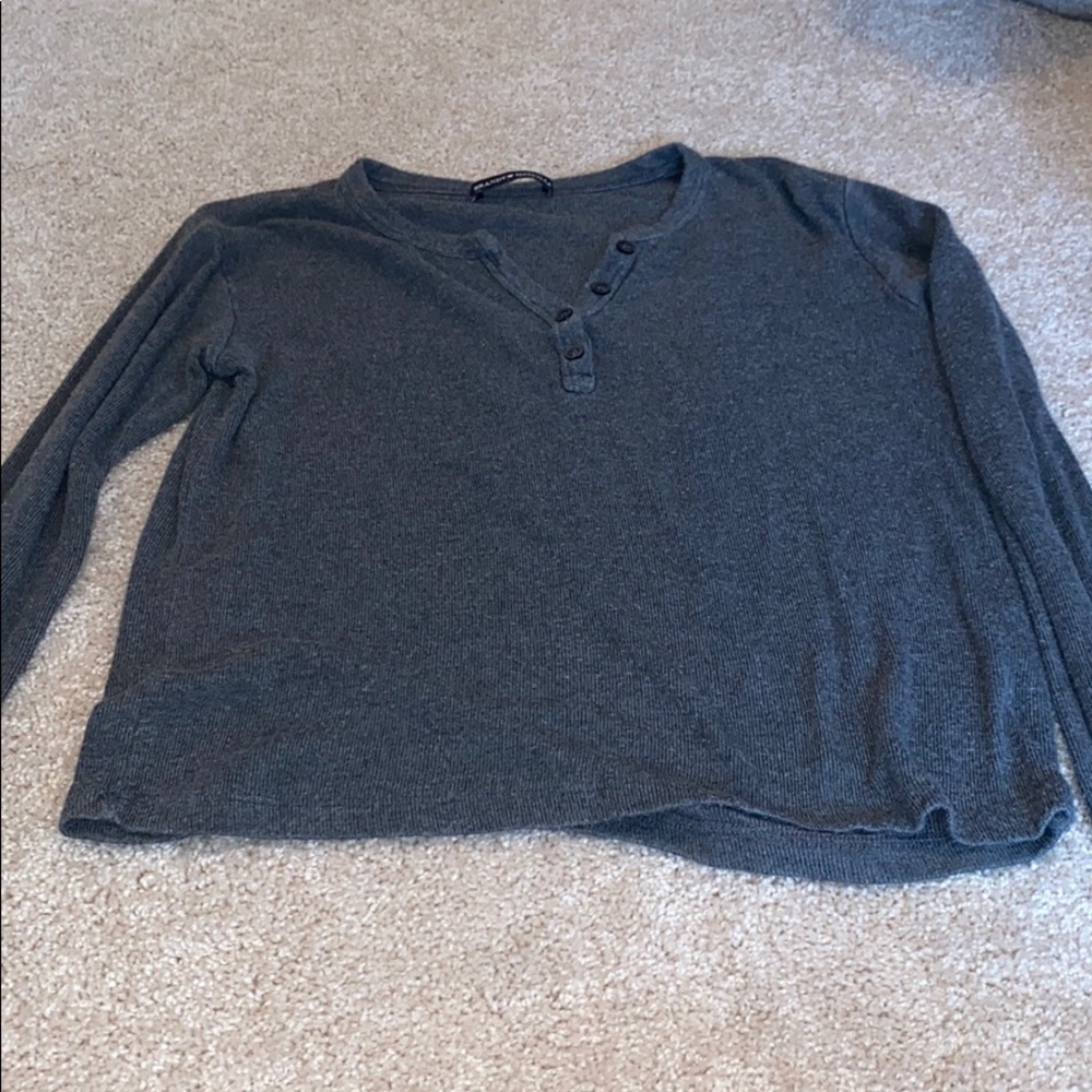 Charcoal Brandy Melville lightweight shirt